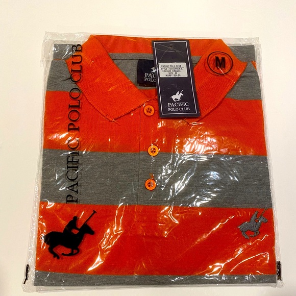 Beverly Hills Polo Club Shirts Pacific Polo Club Mens Striped Short